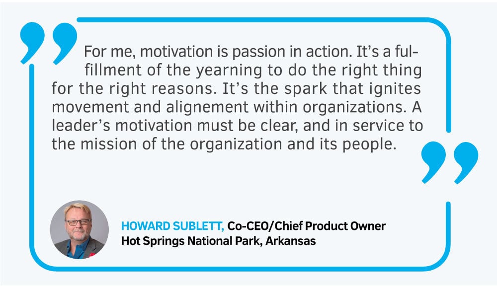 Howard Sublett on Motivation