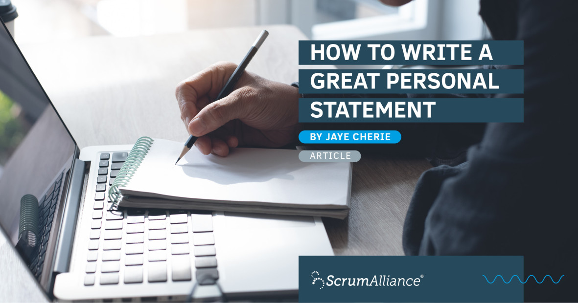 how to write great personal statement