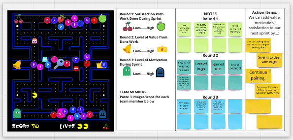 Scrum Puzzle Iteration Game - Agile Game - Miro Game 