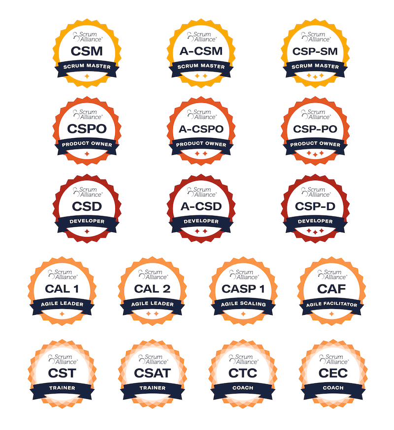 Meet the New Scrum Alliance Badges